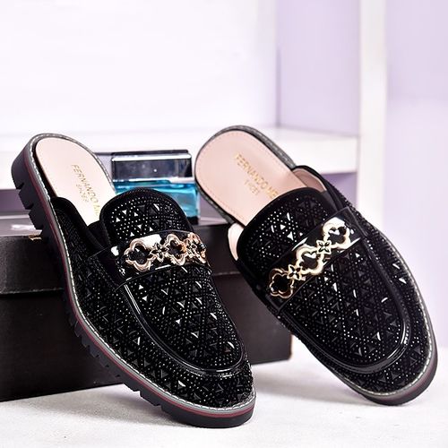 Fernando Melo Men's Luxury Half-shoes